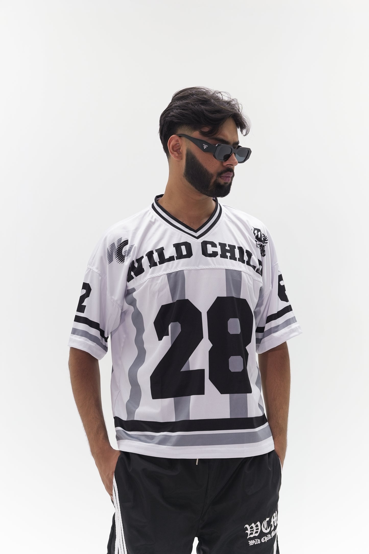 BLACK WILDCHILDMERCHH JERSEY SET